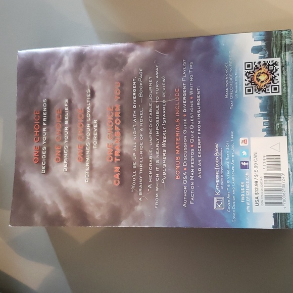 DIVERGENT 4 book series by Veronica Roth LIKE NEW - Picture 7 of 10